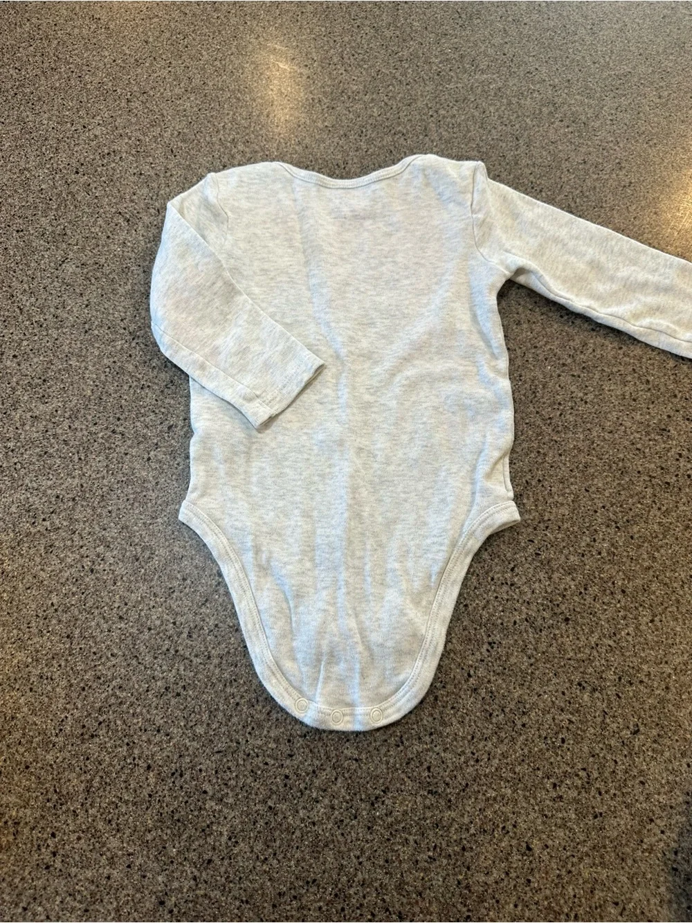 Baby Long-Sleeve One-Piece Bodysuit with 'Who Needs a Prince' Graphic - Gray